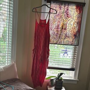 We The Free Vibrant Red Jumpsuit